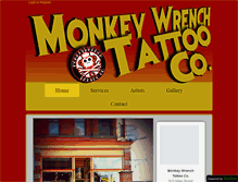 Tablet Screenshot of monkeywrenchtattooco.com